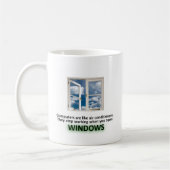 Mug Plaisanterie drôle de Windows - GeekShirts (Gauche)