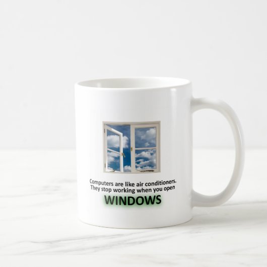 Mug Plaisanterie drôle de Windows - GeekShirts (Droite)