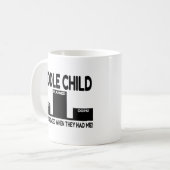 Mug Plaisanterie du Moyen-Enfant (Devant gauche)