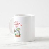 Mug plaisanterie folle de scientifique (Devant gauche)