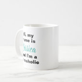 Mug Plaisanterie personnalisée de fil (Devant gauche)