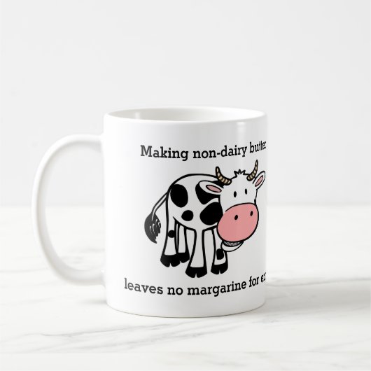 Mug Plaisanterie qui ne contient aucun produit laitier (Gauche)