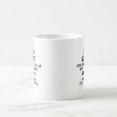 Mug Plaisanterie sarcastique, Citation drôle sur Mug, (Centre)