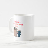 Mug plaisanteries de juge (Devant gauche)