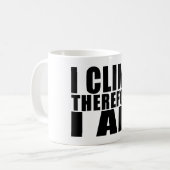 Mug Plaisanteries drôles de citations de grimpeurs : (Devant gauche)