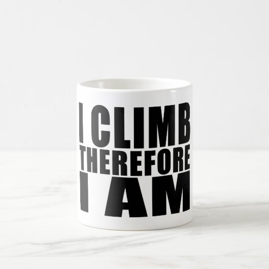 Mug Plaisanteries drôles de citations de grimpeurs : (Centre)