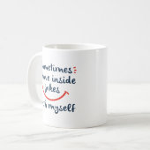 Mug Plaisanteries intérieures (Devant gauche)