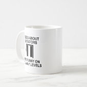 Mug Plaisanteries Sur Les Ascenseurs (Devant gauche)