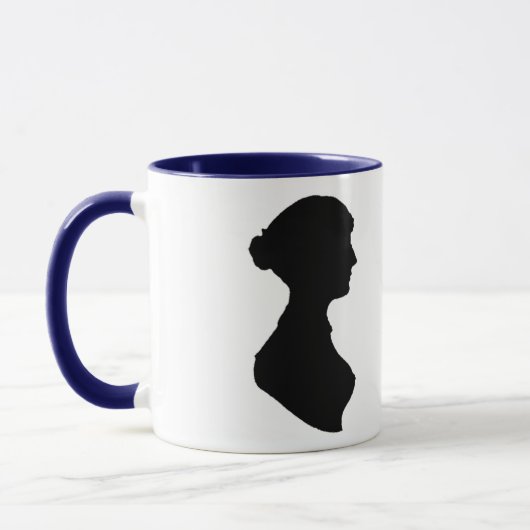 Mug Plaisir dans un bon billet d'Austen (Gauche)