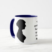 Mug Plaisir dans un bon billet d'Austen (Devant gauche)