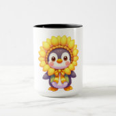 Mug Plaisir de pingouin floral (Centre)