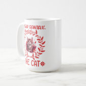 Mug Plaisir de vacances à la chatte ludique (Devant gauche)