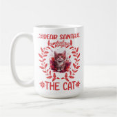 Mug Plaisir de vacances à la chatte ludique (Gauche)
