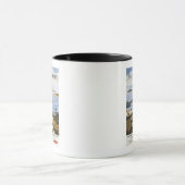 Mug Plan aérien de la ville et du quai Poster du chemi (Centre)