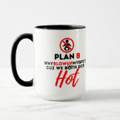 Mug Plan B Amusant Hip hop urbain rouge et noir  (Gauche)