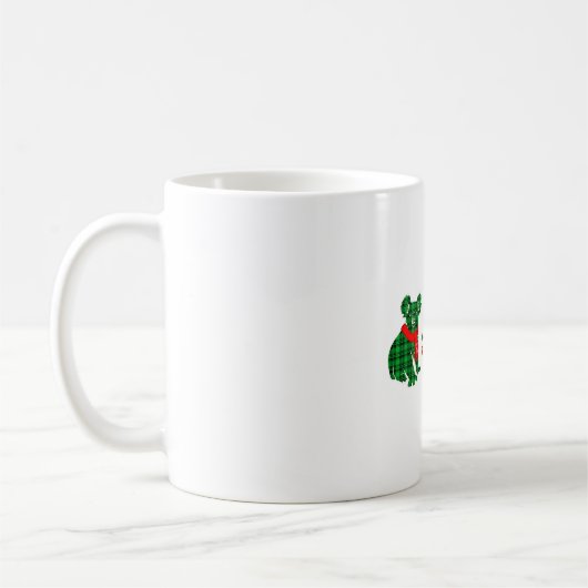 Mug Plan de bataille amusant Noël Accueil Enfants Main (Gauche)
