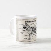 Mug Plan de berger allemand (Devant gauche)