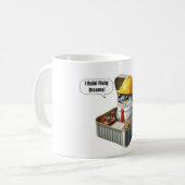 Mug Plan de construction Sardine Ingénieur Café Pause (Devant gauche)