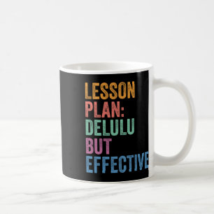 Mug Plan de cours de rentrée Gen Z Alpha Delulu mais