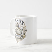 Mug Plan de Jésus Architecte Blueprint Jésus Plan de J (Devant gauche)