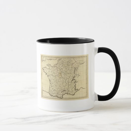 Mug Plan de la France (Droite)