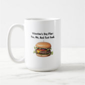 Mug Plan de la Saint Valentin, vous, moi et Fast Food  (Gauche)