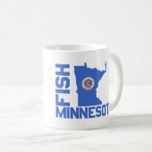 Mug Plan de l'État du Minnesota de Poisson (Devant droit)