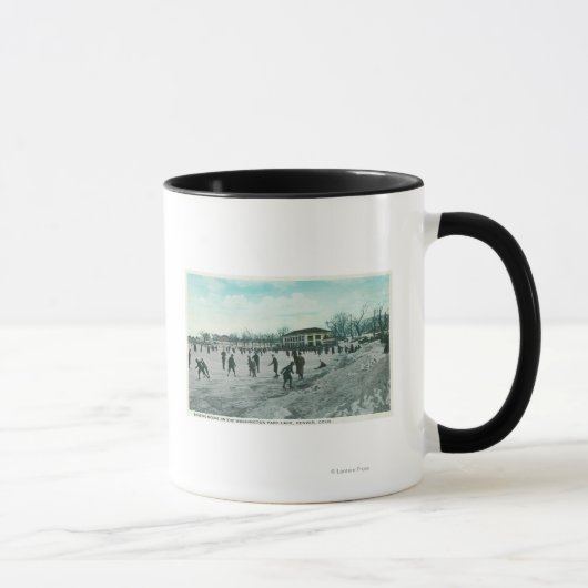 Mug Plan de patinage sur glace du Washington Lake Park (Droite)