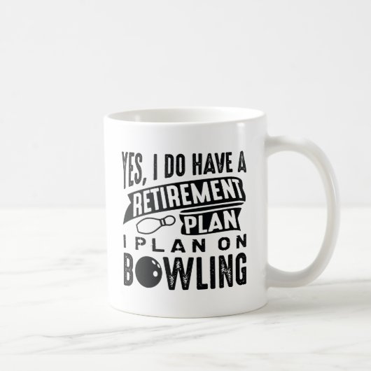 Mug Plan de retraite Bowling (Droite)