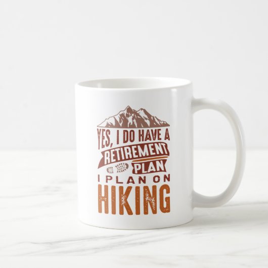 Mug Plan de retraite Camping (Droite)
