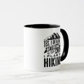 Mug Plan de retraite Camping (Devant droit)