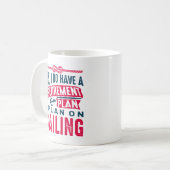 Mug Plan de retraite en voile (Devant gauche)
