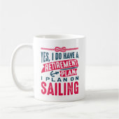 Mug Plan de retraite en voile (Gauche)