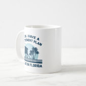 Mug Plan de retraite Floride (Devant gauche)