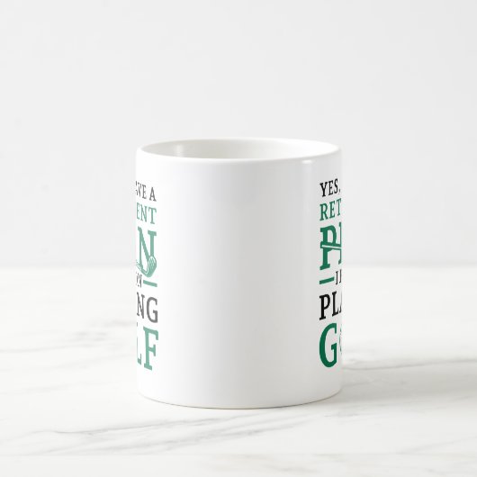 Mug Plan de retraite Golf (Centre)