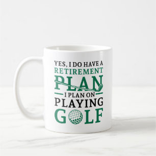 Mug Plan de retraite Golf