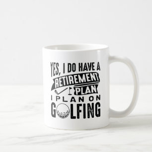 Mug Plan de retraite Golf