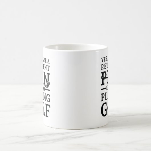 Mug Plan de retraite Golf (Centre)