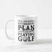 Mug Plan de retraite Golf (Gauche)