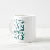 Mug Plan de retraite Golf (Devant gauche)