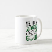 Mug Plan de retraite Golfing (Devant droit)