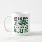 Mug Plan de retraite Golfing (Gauche)