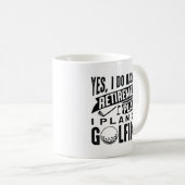 Mug Plan de retraite Golfing (Devant droit)