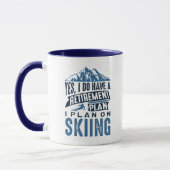 Mug Plan de retraite Ski (Gauche)