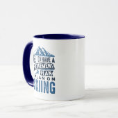 Mug Plan de retraite Ski (Devant gauche)