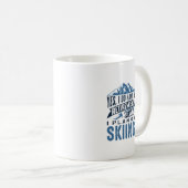 Mug Plan de retraite Ski (Devant droit)
