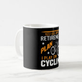 Mug Plan de retraite Vélo vélo vélo (Devant gauche)