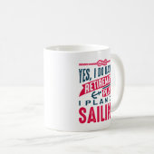 Mug Plan de retraite - Voile (Devant droit)