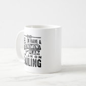 Mug Plan de retraite - Voile (Devant gauche)