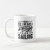 Mug Plan de retraite - Voile (Gauche)